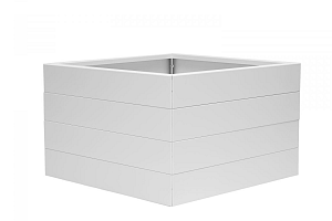 Plantenbak Modulair Wit 60x60x70 cm