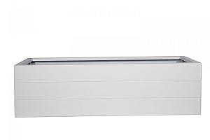 Plantenbak Modulair Wit | Rechthoek | 42 cm hoog