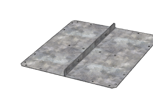 Bodem - 60x60 cm Verzinkt