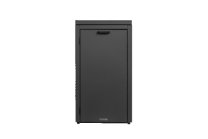 Kliko-ombouw met vaste deksel Grafietzwart 120 liter