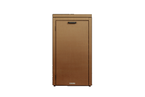 Kliko-ombouw met vaste deksel Cortenstaal 120 liter