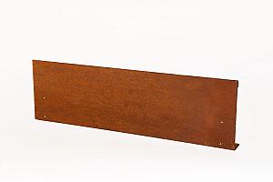 Kantopsluiting Single (flg) 300x16.5 cm Corten