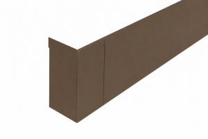 Hoekstuk Uitwendig Supra Bruin 15x15x42 cm