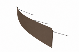 Borderpaneel Flex Supra Bruin 220x3,5x42 cm incl. toebehoren