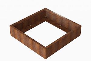 Plantenbak Module+ Corten 120x120x28 cm