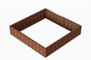 Plantenbak Module+ Corten 210x210x42 cm