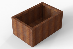 Plantenbak Module+ Corten 90x60x42 cm