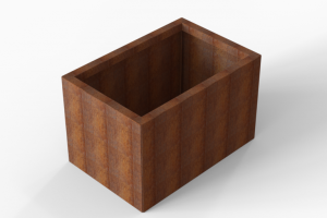 Plantenbak Module+ Corten 90x60x56 cm