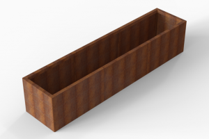 Plantenbak Module+ Corten 270x60x56 cm
