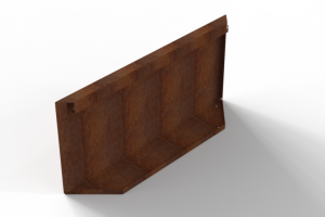 Kopschot paneel (D) 90x42 cm