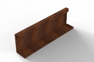 Recht Paneel (A) 90x28 cm