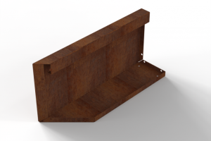 Uitwendig hoekpaneel-R (B) 60x28 cm