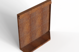 Uitwendig hoekpaneel-L (B) 60x56 cm