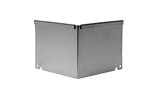 Inwendige hoek Kantopsluiting Single & Single flex 16.5 cm - Verzinkt