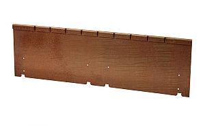 Kantopsluiting Single flex 300x27.7 cm - Corten