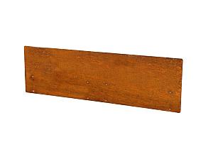 Kantopsluiting Stroke 300x16.5 cm - Corten
