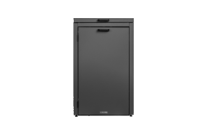 Kliko-ombouw met klep Grafietzwart 240 liter