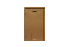 Kliko-ombouw met vaste deksel Cortenstaal 240 liter
