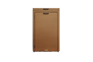 Kliko-ombouw met klep Cortenstaal 240 liter