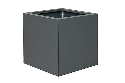 Bloembak vlak - 60x60x60 cm Antraciet