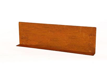Kantopsluiting Stroke (flg) 300x16.5 cm Corten