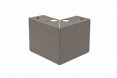 Poten set - 9.5 cm hoog Taupe