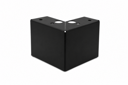 Poten set - 9.5 cm hoog Grafiet zwart