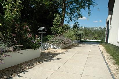 Plantenbak Vlak Wit 120x30x40 cm