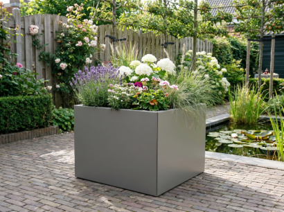 Plantenbak Vlak Taupe 180x150x40 cm