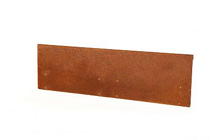Kantopsluiting Single 300x10 cm - Corten