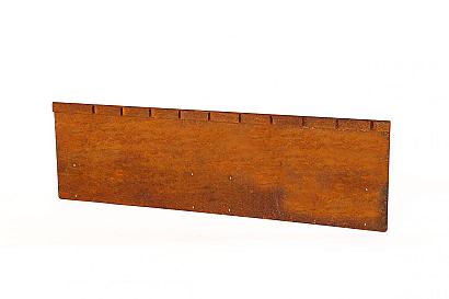 Kantopsluiting Single flex 10 cm Corten