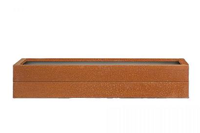 Bloembak Modulair - 210x150x28 cm Corten