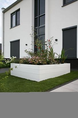 Bloembak Modulair - 150x120x42 cm Wit