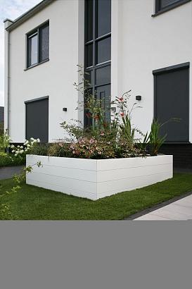 Bloembak Modulair - 240x180x42 cm Wit