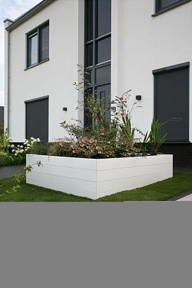 Bloembak Modulair - 270x150x56 cm Wit