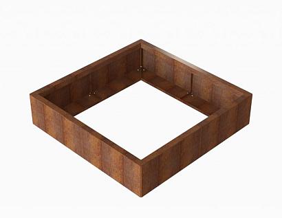 Plantenbak Module+ Corten 120x120x28 cm