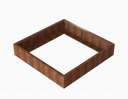 Plantenbak Module+ Corten 150x150x28 cm