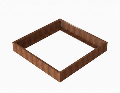 Plantenbak Module+ Corten 180x180x28 cm