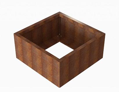 Plantenbak Module+ Corten 90x90x42 cm