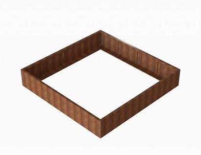 Plantenbak Module+ Corten 240x240x42 cm