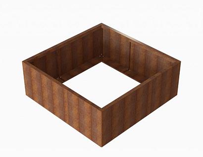 Plantenbak Module+ Corten 150x150x56 cm