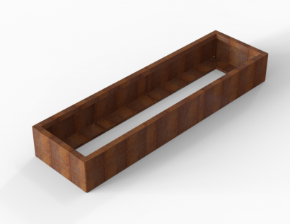 Plantenbak Module+ Corten 210x60x28 cm