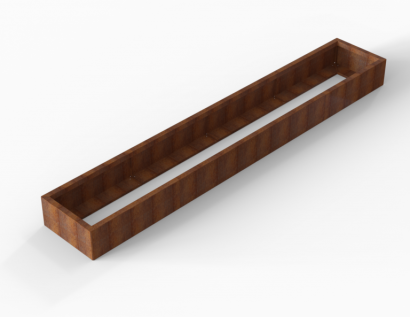 Plantenbak Module+ Corten 360x60x28 cm