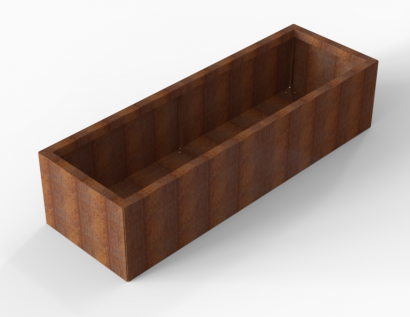 Plantenbak Module+ Corten 180x60x42 cm