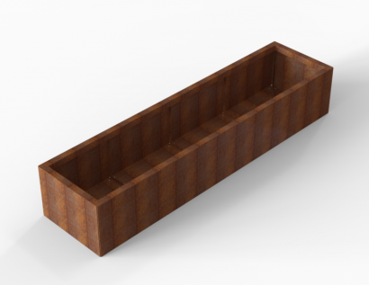 Plantenbak Module+ Corten 240x60x42 cm