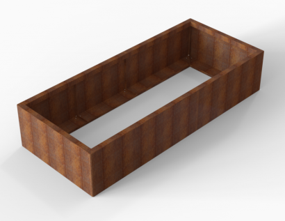 Plantenbak Module+ Corten 210x90x42 cm