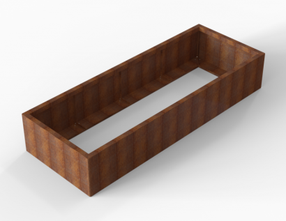 Plantenbak Module+ Corten 240x90x42 cm