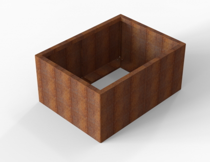 Plantenbak Module+ Corten 120x90x56 cm