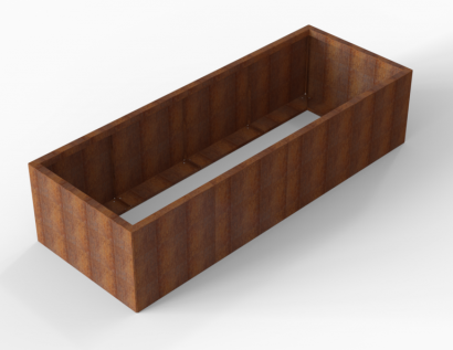Plantenbak Module+ Corten 240x90x56 cm