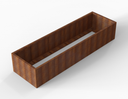Plantenbak Module+ Corten 300x90x56 cm